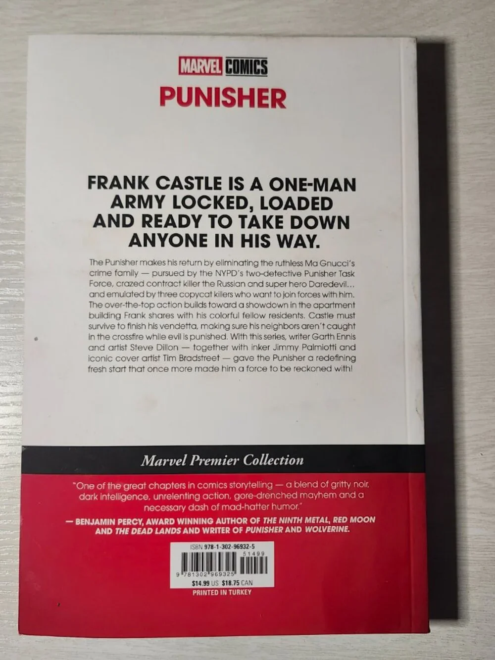 Marvel Comics ‘The Punisher: Welcome Back, Frank Marvel Premier Collection’ TPB